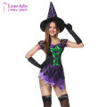 Masquerade Party Cosplay Halloween Witch Dress L1206